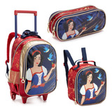 Kit Mochila Rodinha Lancheira