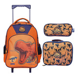 Kit Mochila Rodinha Lancheira