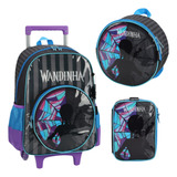 Kit Mochila Rodinha Lancheira