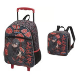 Kit Mochila Rodinha Lancheira