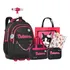 Kit Mochila Rodinha Luluca Lancheira Estojo + Guarda Chuva