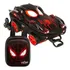 Kit Mochilete 3d Com Lancheira Carro Aranha Miles Maxtoy