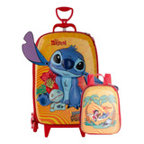 Kit Mochilete Lancheira Stitch