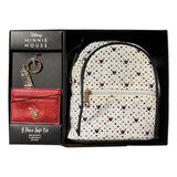 Kit Mochilinha Minnie Branca
