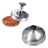 Kit Modelador Hamburguer Prensador Abafador Aluminio