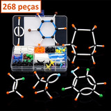 Kit Modelo Molecular Ensino Química Orgânica Molécula Átomos