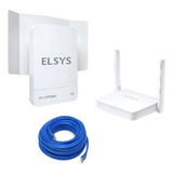 Kit Modem 4g Amplimax Internet Roteador Cabo 50m