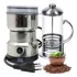 Kit Moedor Triturador De Café E Grãos   Cafeteira 350ml 220v
