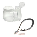 Kit Mola Para Alicate E Frasco De Pote De Algodão