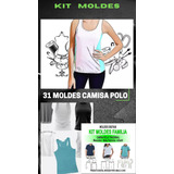 Kit Moldes Camiseta Polo Masculina Feminina E Infantil Pdf