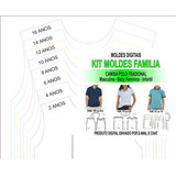 Kit Moldes Camisetas Polo Masculina Feminina E Infantil Pdf