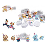 Kit Moldes De Silicone Animais E Personagens Do Circo 11 Pçs