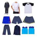 Kit Moldes De Uniformes Escolares Infantil Pdf E Corel Draw