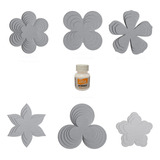 Kit Moldes Flores Máquina De Cortar Fita Moldes Em Inox