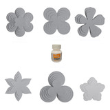 Kit Moldes Flores Máquina De Cortar Fita Moldes Em Inox
