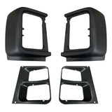 Kit Moldura Grade Dianteira Mb 1113 1313 1513 Cara Preta