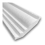 Kit Moldura Isopor10 Metros Mts 7cm Forro Roda Teto Sanca 20 Metros 