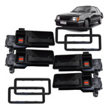 Kit Moldura Maçaneta Interna Porta Gm Monza 85 A 96 4 Portas
