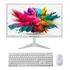 Kit Monitor 20'' Hdmi E Vga + Teclado E Mouse S/ Fio Branco
