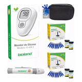Kit Monitor De Glicose C 125 Tiras 25 Lancetas Bioland G425 3