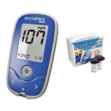 Kit Monitor De Glicose Descarpack Plus  100 Tiras P  Medição