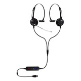 Kit Monitoramento Call Center Headset Usb Voip Htu 310 Cor P