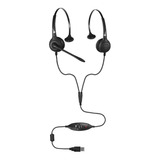 Kit Monitoramento Call Center Headset Usb Voip Mod Fp 350