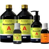 Kit Monovin Pro A Original Crescimento Capilar Acelerado 4 Itens Autorizado Anvisa Brinde