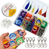 Kit Montagem 6 Chaveiros E Pulseiras Filme Divertidamente 2