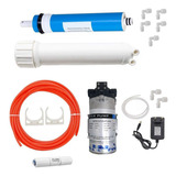 Kit Montagem Osmose Reversa 100gpd 380lts Diários Bomba
