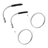 Kit Montagem V-brake Tubo Guia Fixador Borracha + Cabo Freio