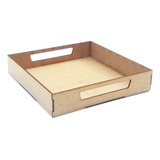 Kit Montar 8 Bandeja Mdf Cru