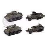 Kit Montar Tanque De Guerra Coleção Completa 4 Modelos 1 32