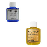 Kit Monzi 35ml 12 Limpa Prata 12limpa Chapeados 24 Flanelas