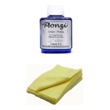 Kit Monzi Limpa Prata 35ml 6 Flanela Magica Limpeza