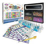 Kit Mostacillas Rainbow Loom Para Pulseiras 1800 U