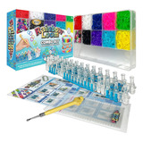 Kit Mostacillas Rainbow Loom Para Pulseiras 4000 U