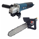 Kit Moto Serra Adaptador E Esmerilhadeira Sabre 30cm Potente