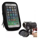 Kit Motoboy Suporte Celular P Agua Gps Tomada Usb Moto