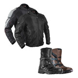Kit Motociclista Jaqueta Saga