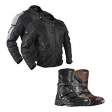 Kit Motociclista Jaqueta Saga