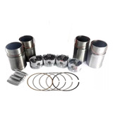 Kit Motor 206 C3 1 4 8v Gas Ou Flex Pistao Camisa Aneis