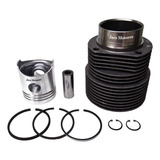Kit Motor Agrale M90 Camisa Pistão Jogo De Anéis 