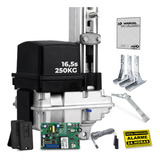 Kit Motor Basculante Eletrônico 1 4 Ppa 1 5m 3 Suporte 250kg Cor Preto 127v