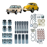 Kit Motor Camisa Pistão Juntas Anéis Std Puma Fusca Brasilia