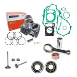 Kit Motor Cg 150 Titan Com Biela Rolamentos Junta Metal Leve