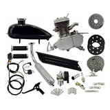 Kit Motor Completo Tipo 80cc 2 Tempos Prateado A Gasolina