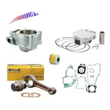 Kit Motor Crf 250 Pistão Cilindro Biela Juntas Filtro