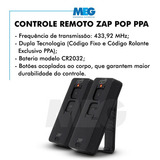 Kit Motor De Portão Eletrônico Deslizante Ppa 1 4 Hp Rápido Cor Cinza Tamanho Da Engrenagem Z18 Frequência 60hz Voltagem 110v
