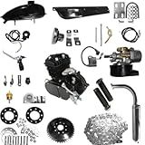 Kit Motor Para Bicicleta Motorizada 80cc, 2 Tempos, Completo, Preto